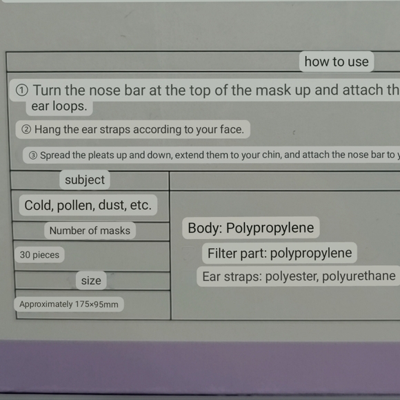 Disney Embossed Mickey & Friends 30 pieces Disposable Face Masks - Picture 8 of 9